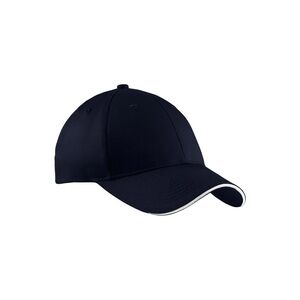 NWOT Navy Blue with White Trim Sandwich Unisex Cap